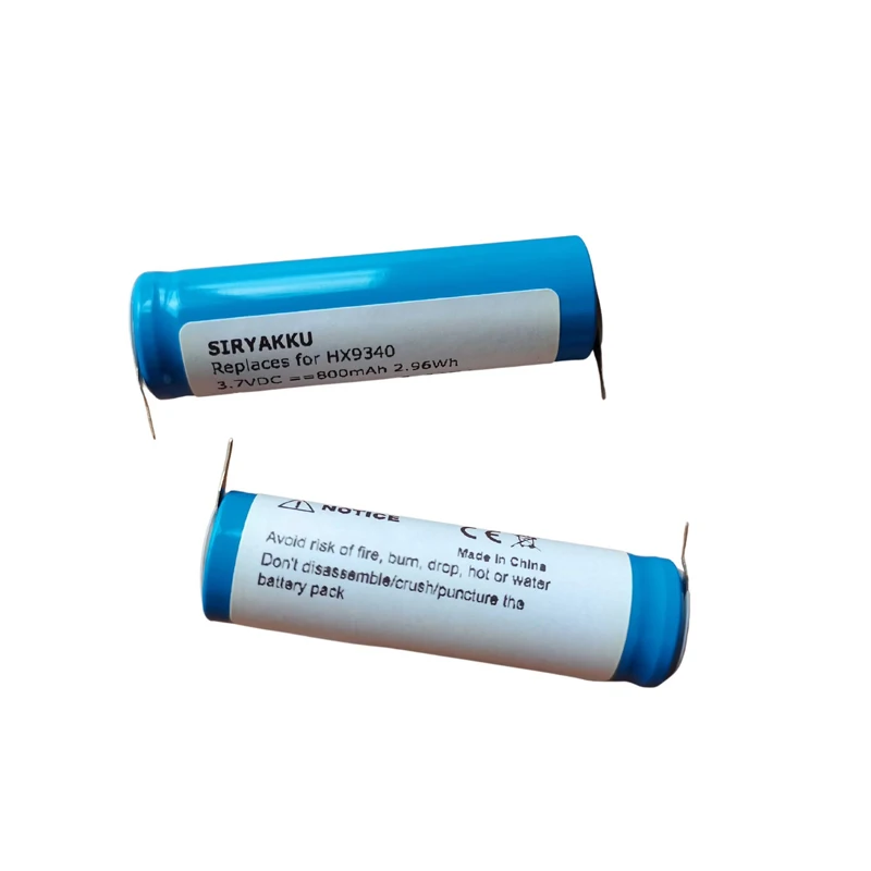 New HX6730 Replacement HX9330 Battery For For Philips Norelco HX9340 HX6760 HX9360 HX9903 HX6710 Shaver 3.7v 800mAh