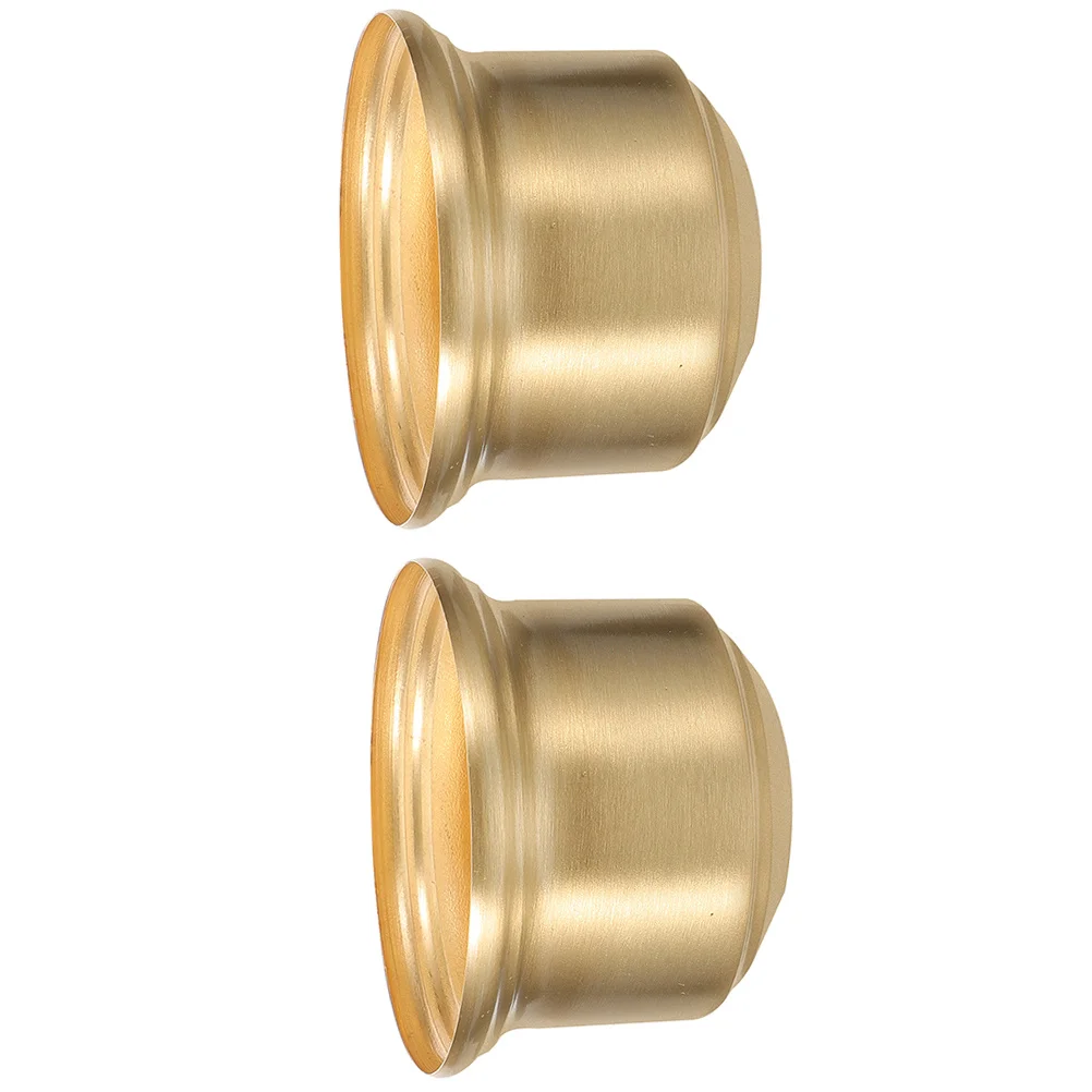 

2 шт., латунная чашка с цоколем, Золотая металлическая основа, держатель лампы, крышка для люстры, подвесной торшер, латунный светильник, запасная часть