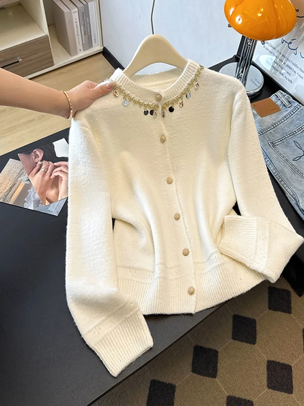 Knitted Long Sve Ro… - image