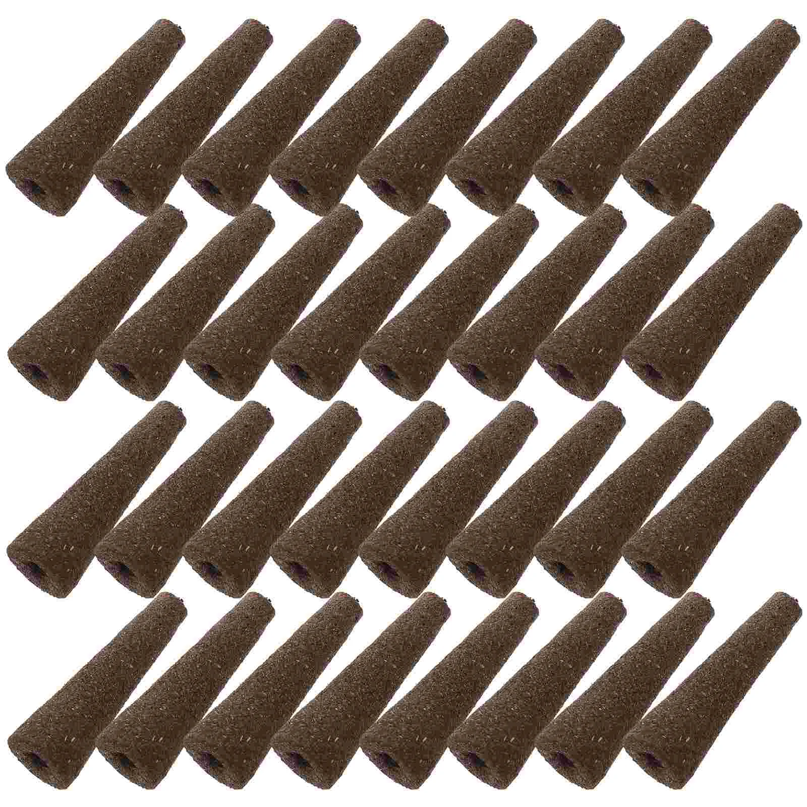 

50 Pcs Conical Hydroponics Cultivate Seedlings Sponge Loofah Plant Peat Sponges Sprout Gardening Tools