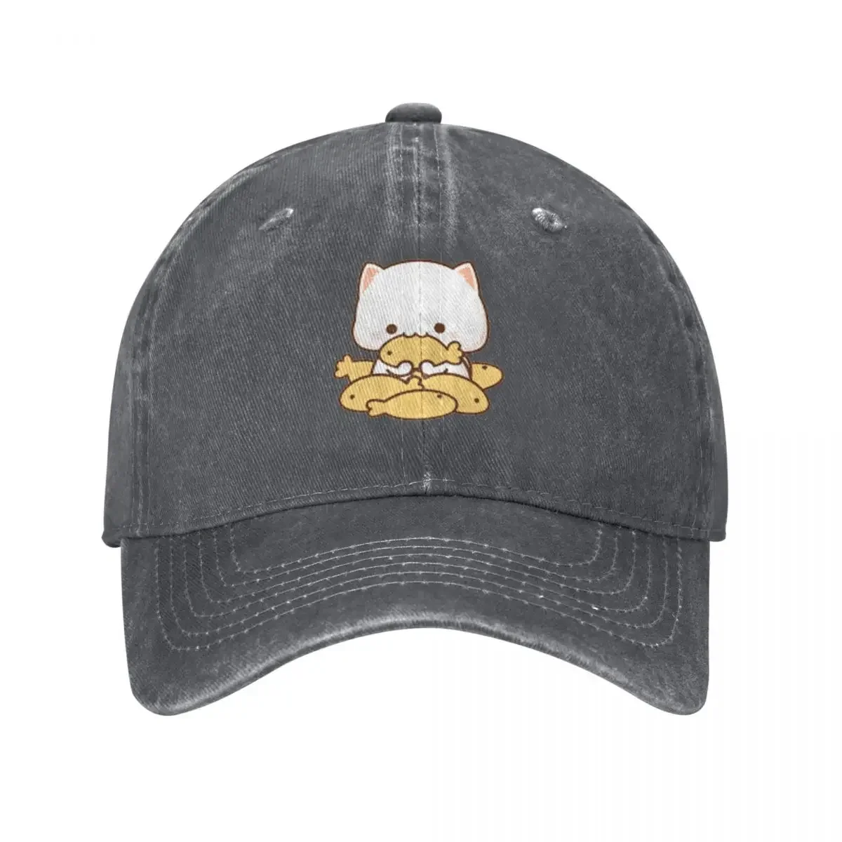 

mochi Mochi Peach Cat cartoon Baseball Cap Hat Man For The Sun Brand Man cap Baseball For Men Women's