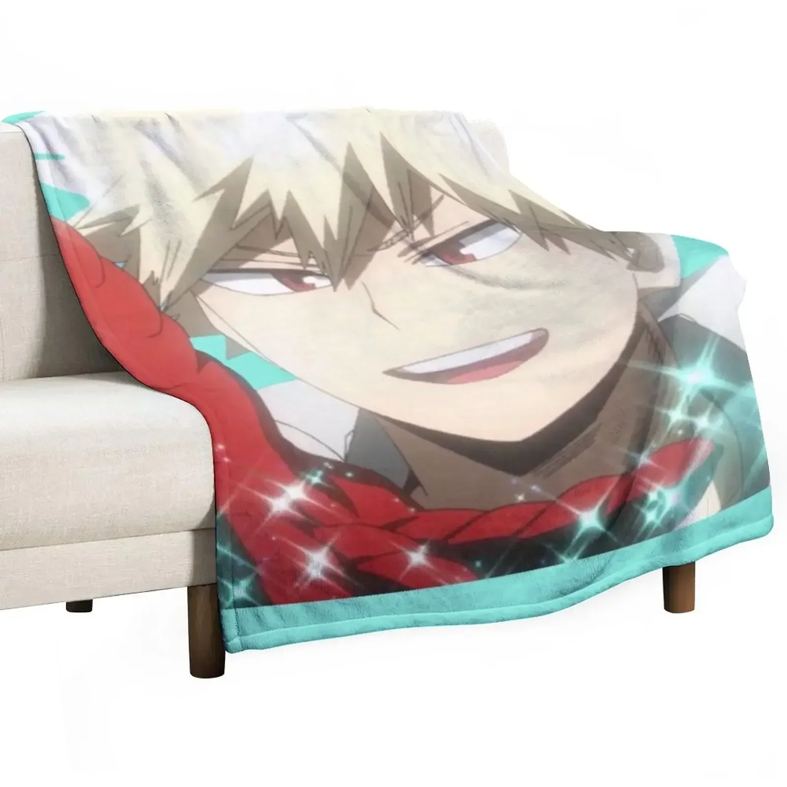 Illusion Bakugou Throw Blanket warm winter halloween Blankets