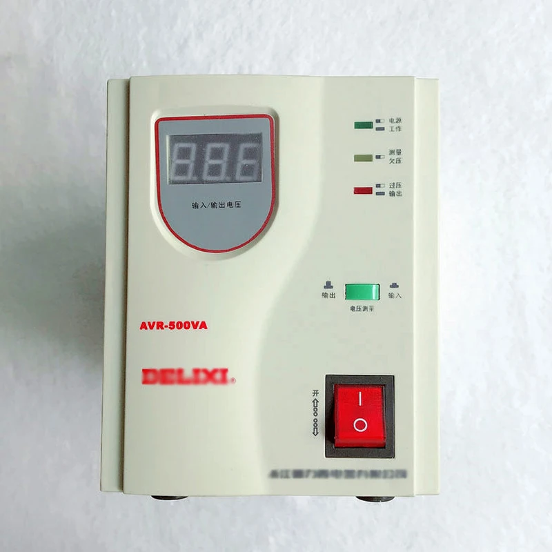 220V Voltage Stabilizer Automatic Household AC Regulator TV PC Refrigerator Voltage Regulator AVR-500W Y