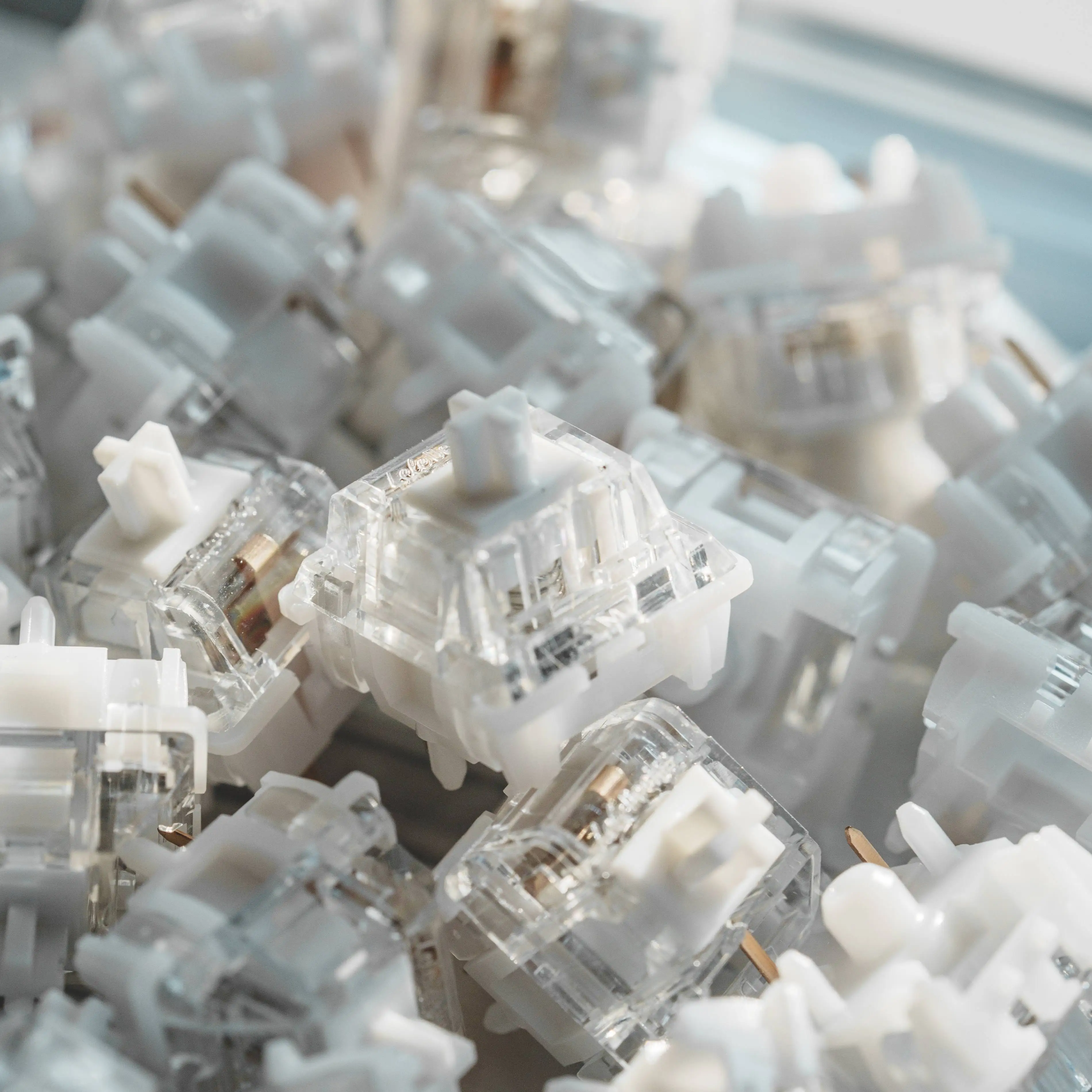 Keyboard Switch Lubed Linear 45G - Interruttori Phantasmal White Switch 45g lineari
