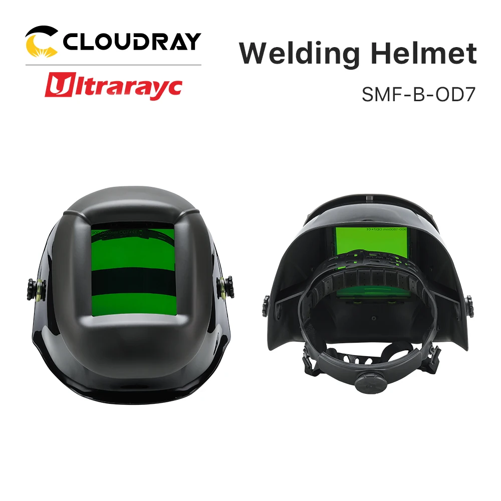 Ultrarayc Laser Safety Welding Helmet OD7+ Fiber YAG UV Laser 190-450nm & 900-1800nm Protect for Laser Welding Cutting Machine