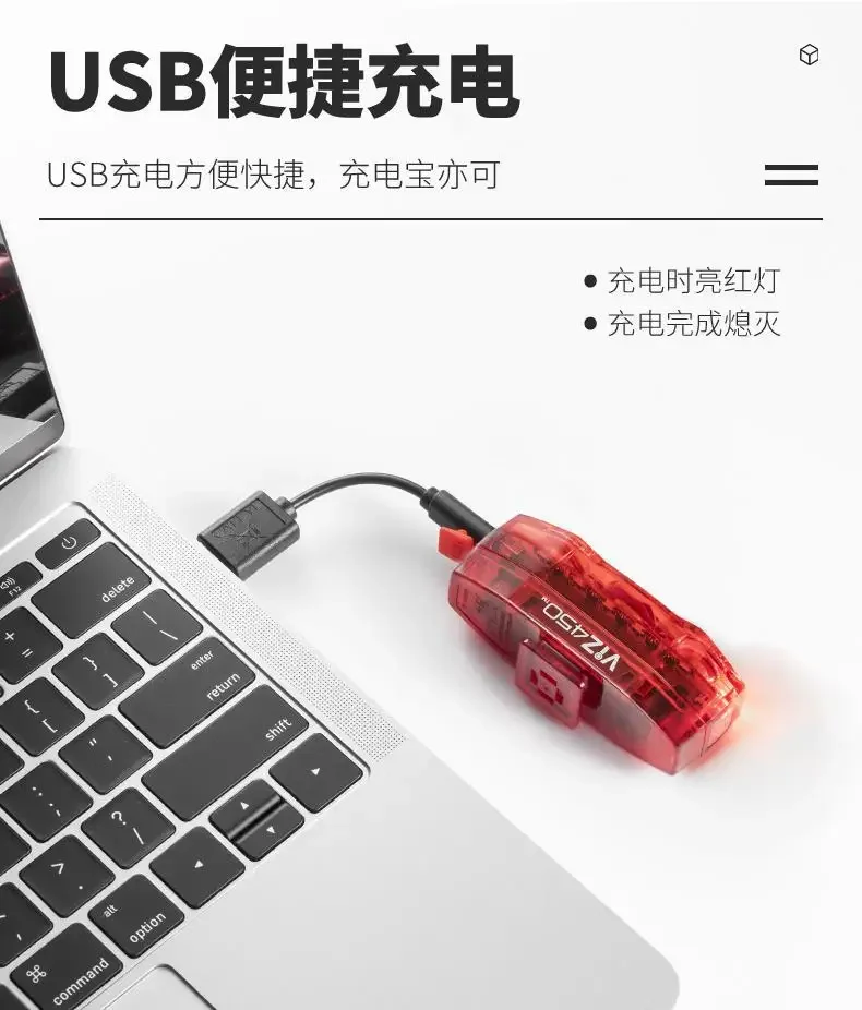 Bike Kit Tail Light CATEYE VIZ450 VIZ300 150 High Brightness Warning Light Visibility 300°Side USB Charging MTB Road Taillights