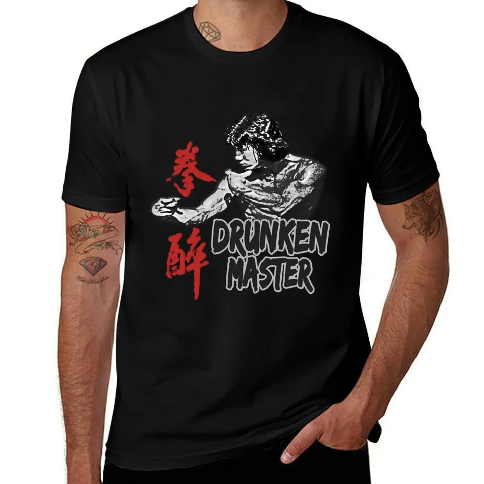 man Chan Martial cotton man Arts cotton Kung shirt Fu shirts for Es Fighter Master t Jackie t Drunken T-Shirt