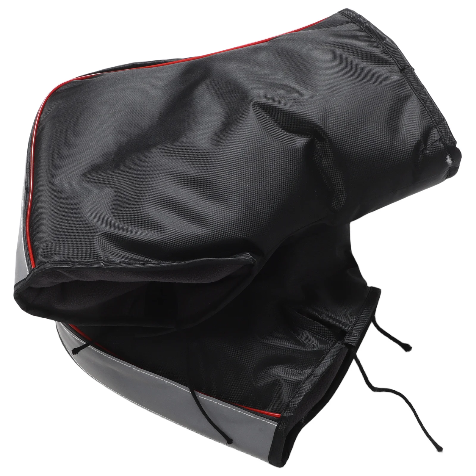 

1Pair Winter Reflective Motorcycle Handlebar Gloves Thermal Insulated Windproof Gloves for Atv Snowmobile Electric Bike Scooter