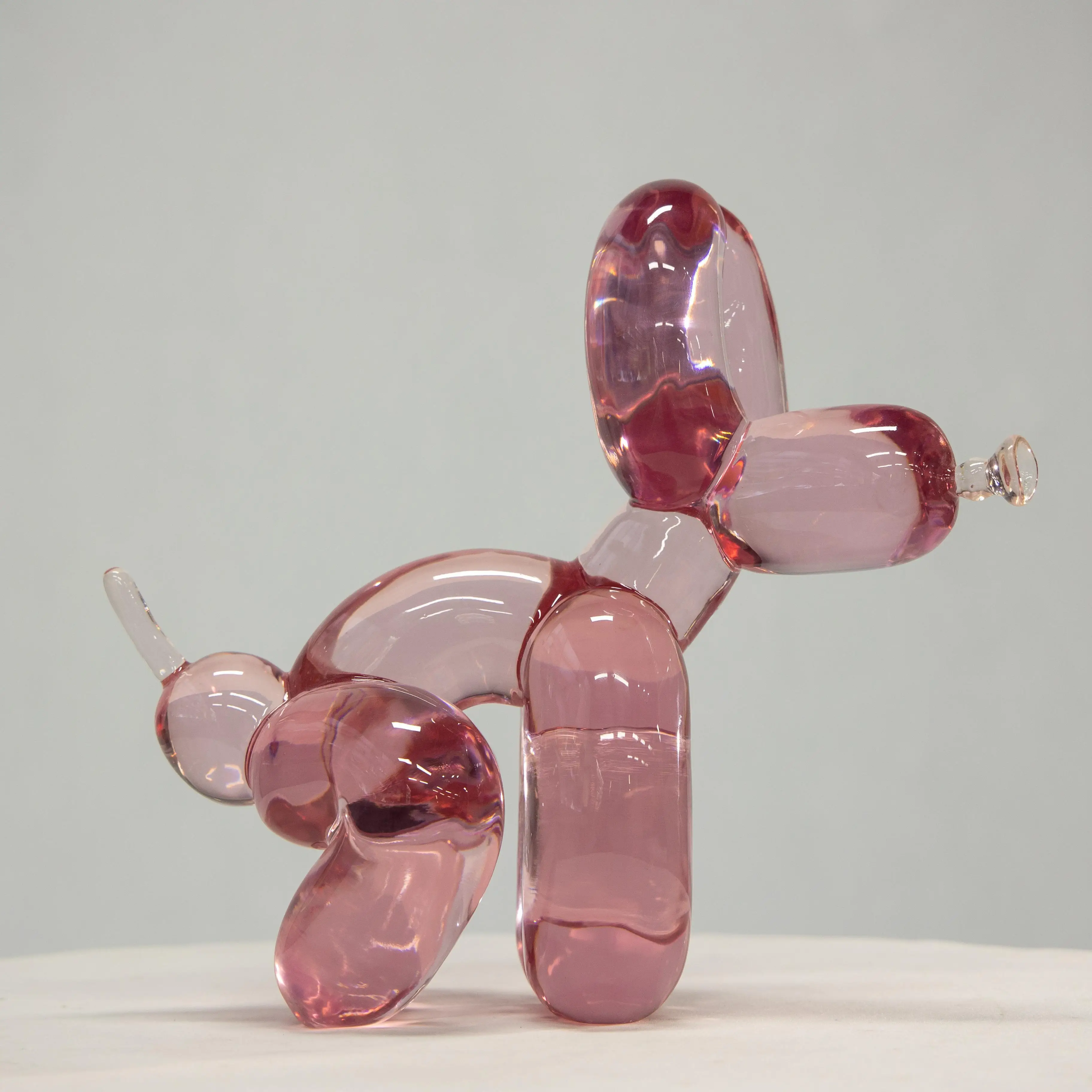 *&z Factory Price Small Eco-Friendly Hand-painted Resin Balloon Dog Sculpture Home Decor~.