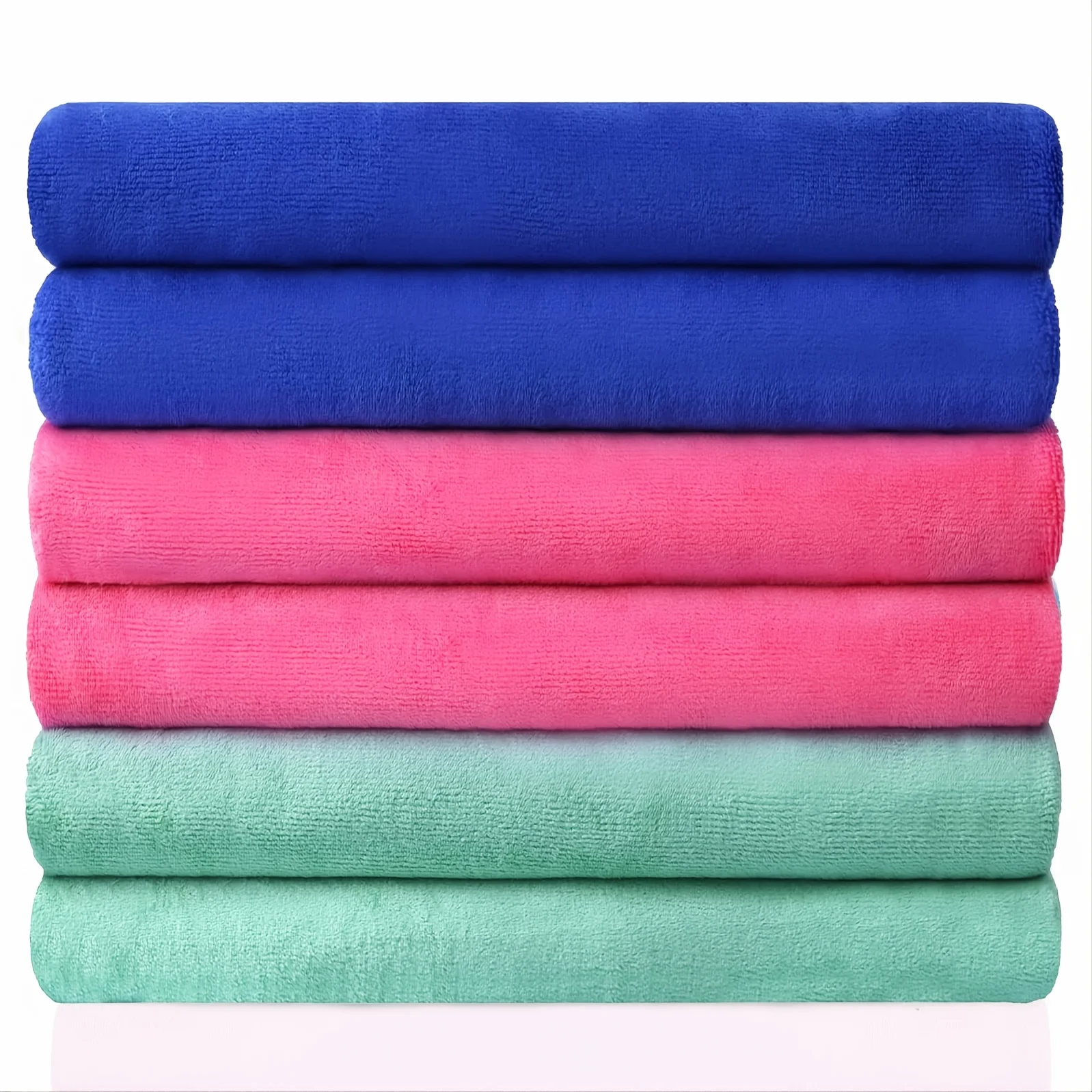 6pcs Bath Towel, Bath Towel Set For Bathroom Pool Spa And Gym