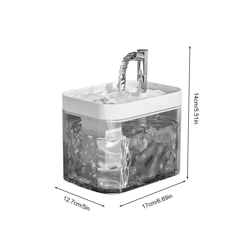 Automatyczny dystrybutor wody dla kota Automatyczny dozownik wody Automatyczna fontanna dla zwierząt Dozownik wody dla kotów Psy Zwierzęta domowe