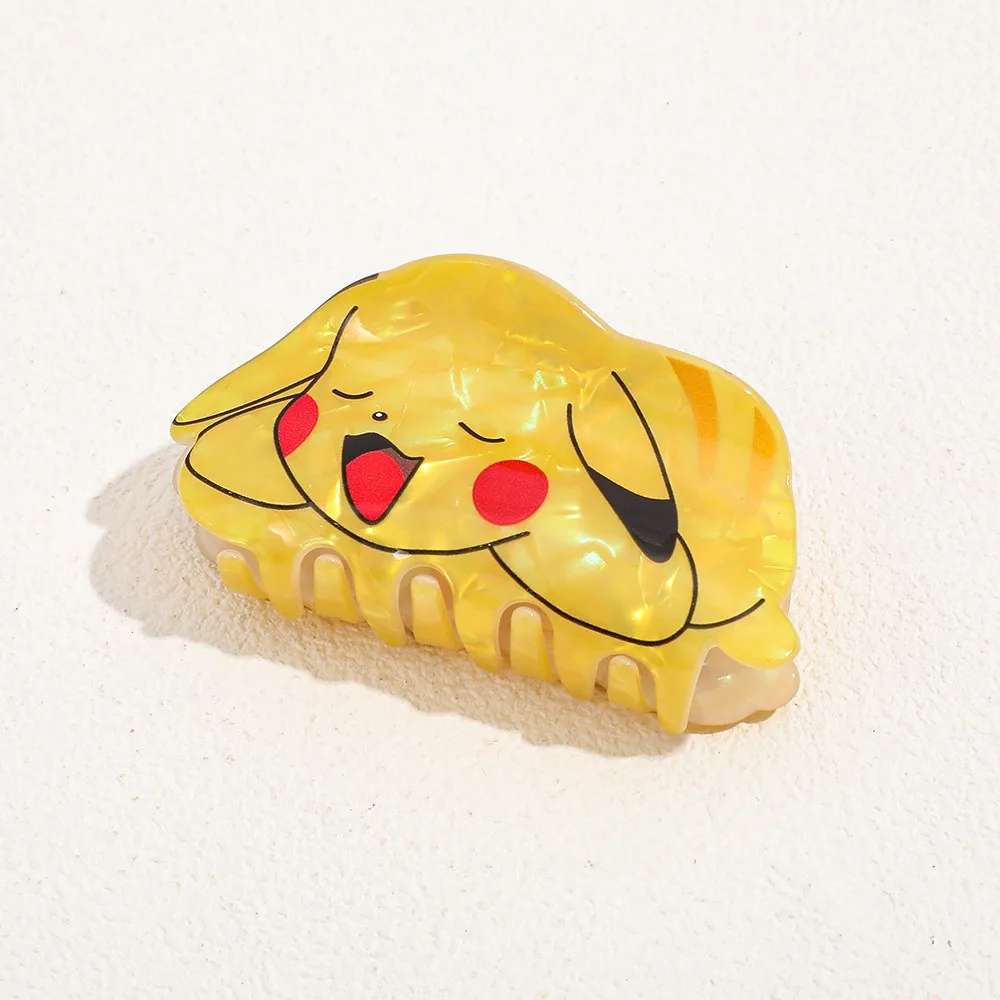 Pokemon Pikachu Series Hair Claw Clip Decorative Hair Accessories Daily Practical Cosplay Headwear view 5