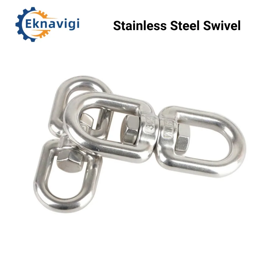 2/4PCS Universal Ring Stainless Steel Ring 4mm 5mm 6mm Ring 8 Ring Universal Ring Steel Wire Rope Chain Fittings