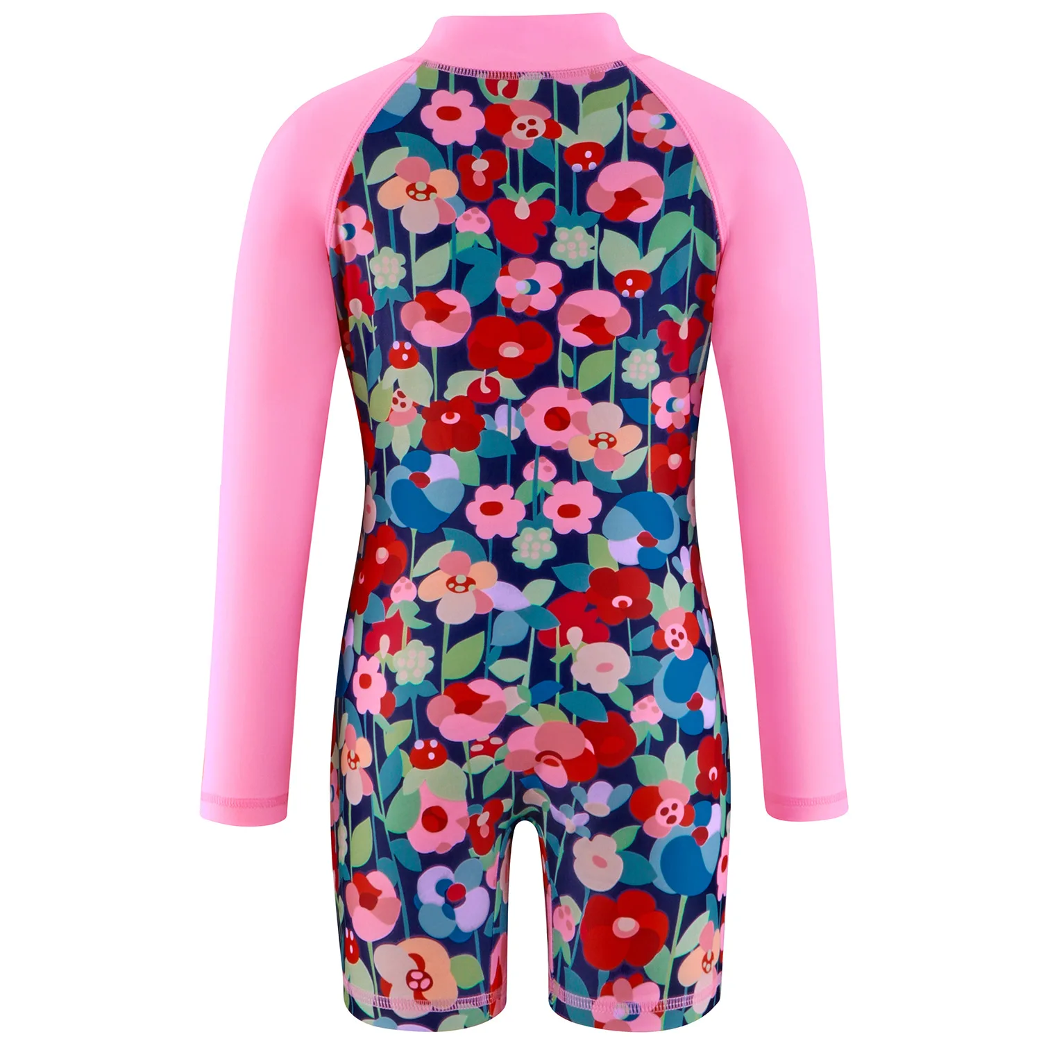 Badeanzug Kinder Sommer Meerjungfrau Mädchen einteilig Langarm Schwimmen Strand tragen Kinder Kinder Sport schnell trocknend Badeanzug – Detail 9