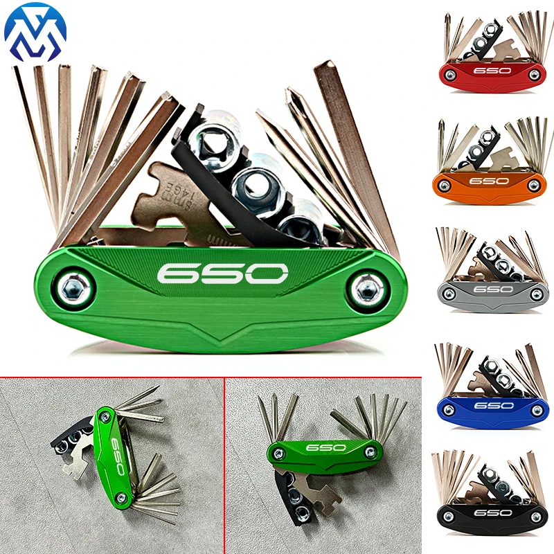 For Z650 Z650RS NINJA 650 VERSYS 650 NINJA650 VERSYS650 Accessories Motorcycle CNC Portable Tool Repair Screwdriver Set