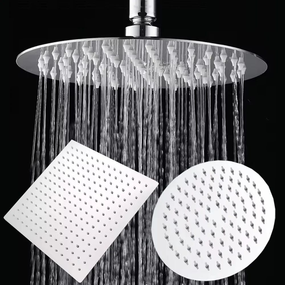 Stainless Steel High Pressure Waterfall Shower Head 8