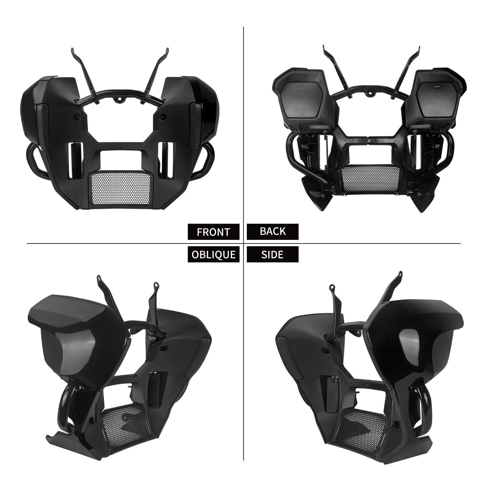 Motorcycle Engine Lowers Fairing Support Guard Crash Bar W/ Mounting Bracket for Harley Touring CVO Road Glide 23-25 FLTRX 24-26