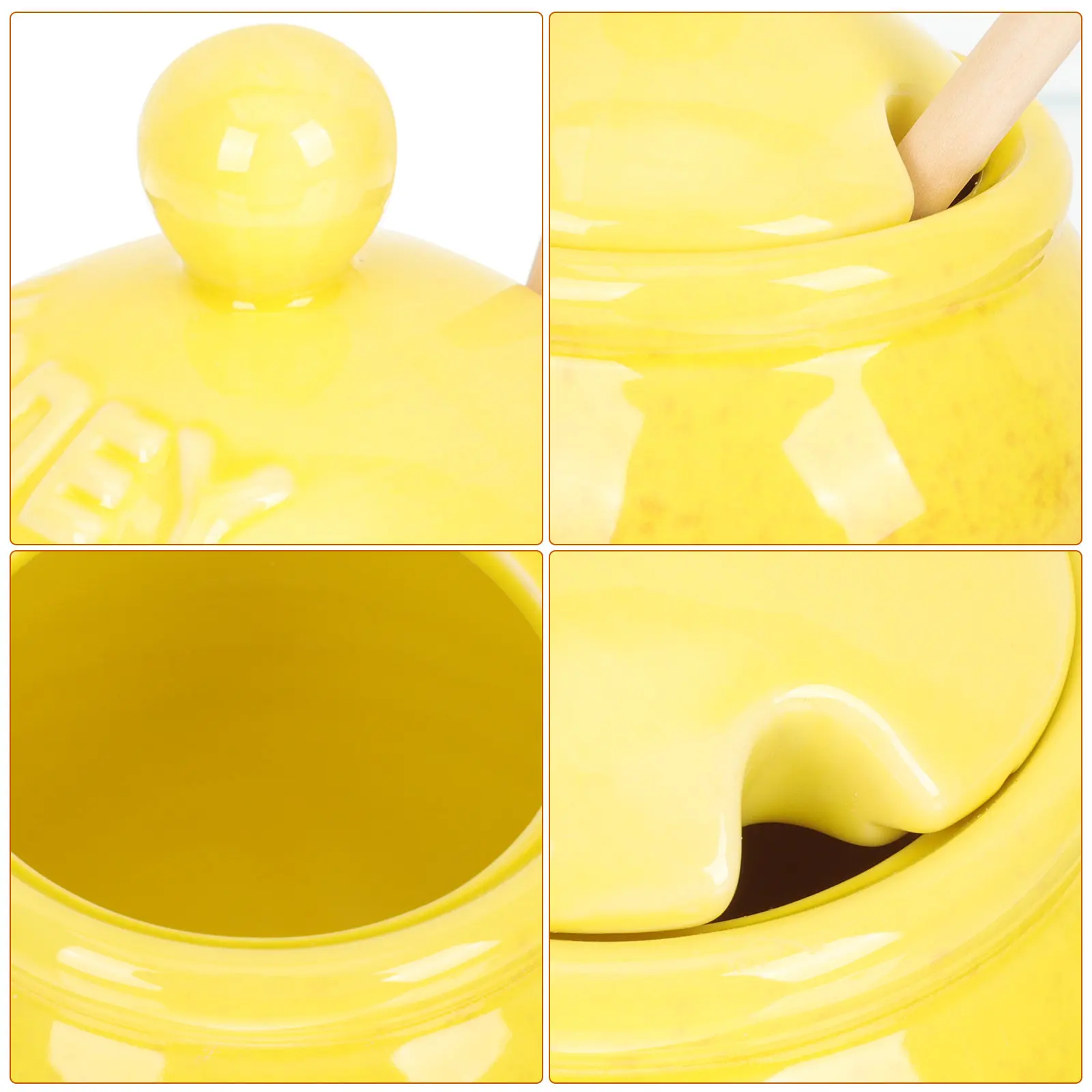 1Set Honey Storage …