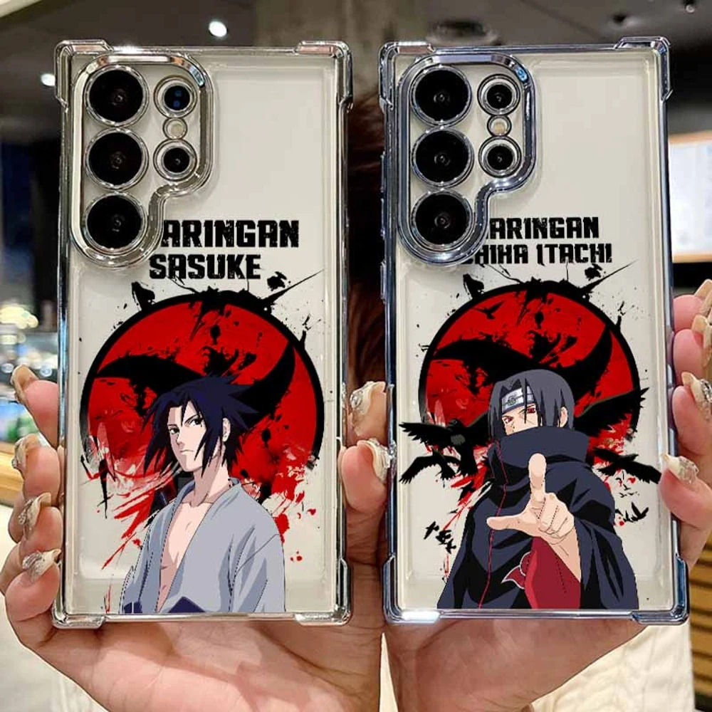 Anime N-arutos Cute For Samsung S26 S25 Edge S24 S23 S22 S21 S20 FE Ultra Plus Lite Plating Anti-Fall Phone Case