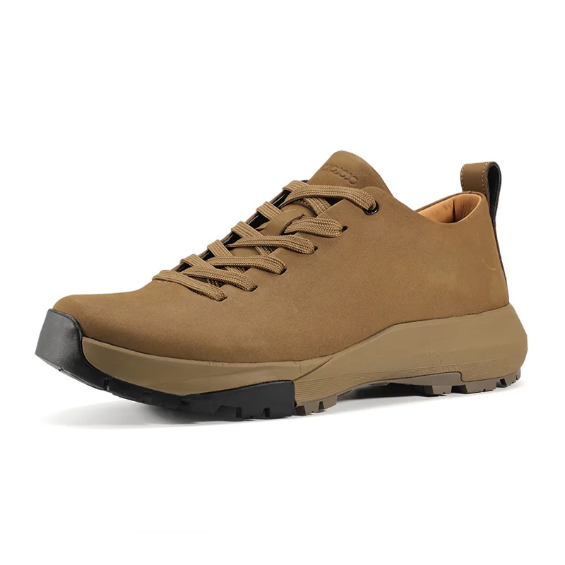Genuine Leather Shoes Men Luxury Designer Walking New Styles Sneaker Teenagers Outdoor Hunting Climbing Camping Sports Street