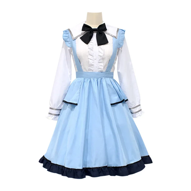 Wonderlands×Showtime Akiyama Mizuki Cosplay Costumes Colorful Stage Feat Role Play Maid Clothes Wig Full Suit Women Lady Gift