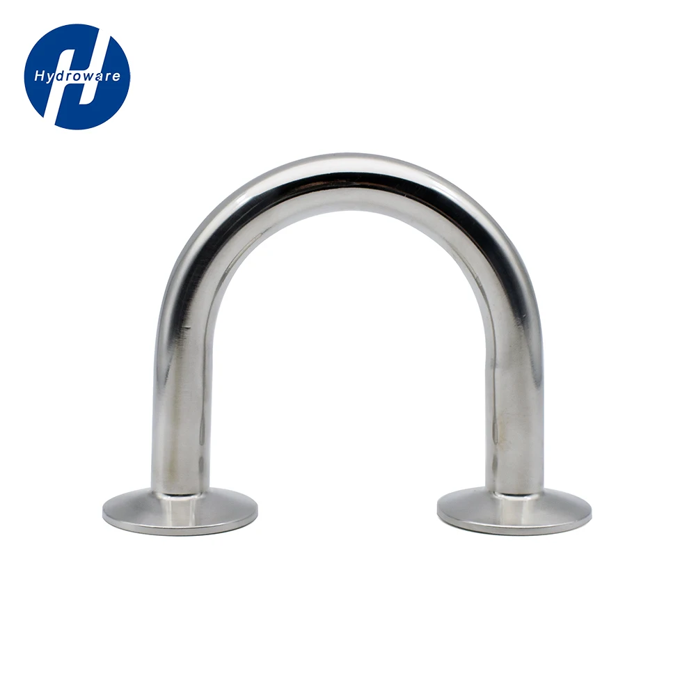 

SS304 Stainless Steel Sanitary 180° U-Bend | Tri Clamp Food Grade Polished Elbow | 19-51mm OD High-Seal for Dairy Homebrew Food