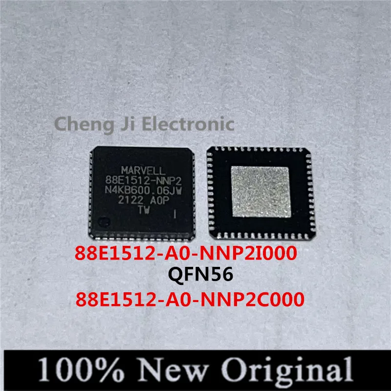 

5PCS/Lot 88E1512-A0-NNP2I000、88E1512-A0-NNP2C000、QFN56、 Ethernet chip