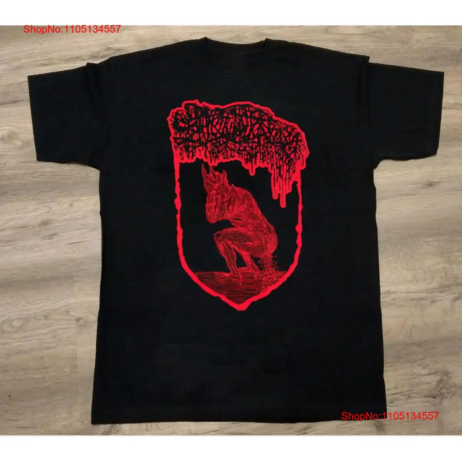 Sanguisugabogg T shirt Black Cotton All size S 5XL For Fans MI113 vintage Washed graphic fashion Comfortable streetwear