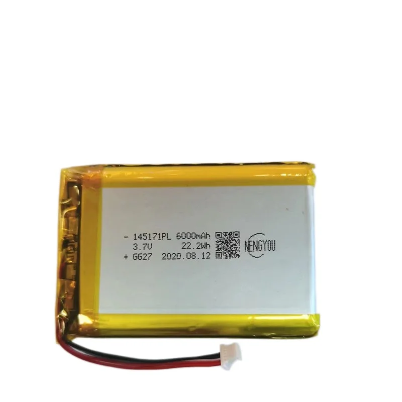 

145070 Polymer Lithium Battery 6000mAh 3.7V for Power Bank Battery Cell Power Bank and Medical Equipment