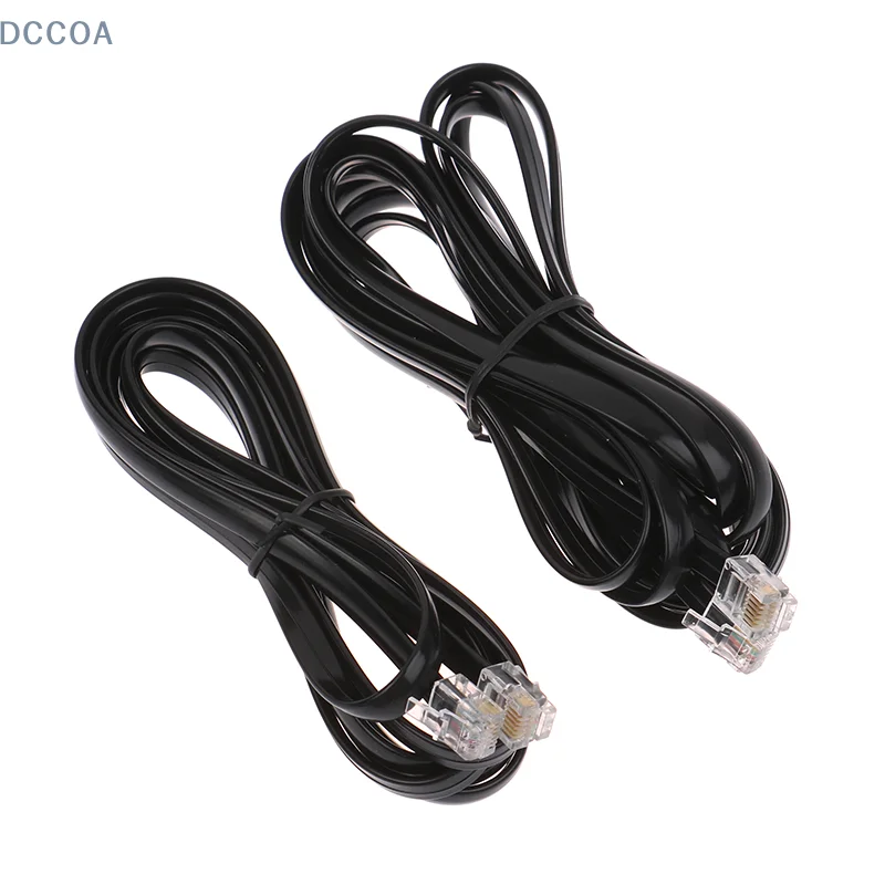 Cable de cámara de autoguía RJ12 6P6C ST-4 ST4 para Ioptron, guía automática iEQ30 Ieq45 Kabel, puente de teléfono con cabeza de cristal, Cable plano