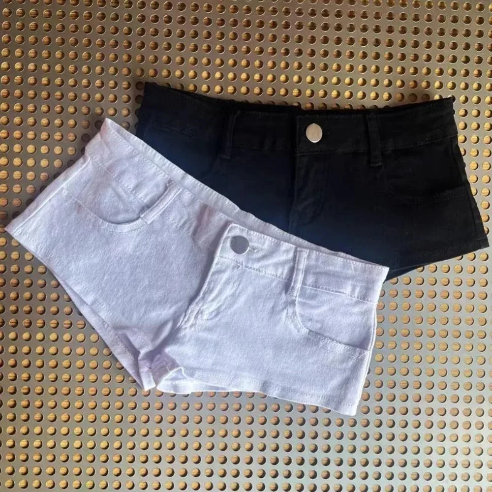 Simple Office Lady Short Y2k Women Pants Spice Girls Sexy Casual Slim Shorts All-match Bodycon Minority Streetwear Pant