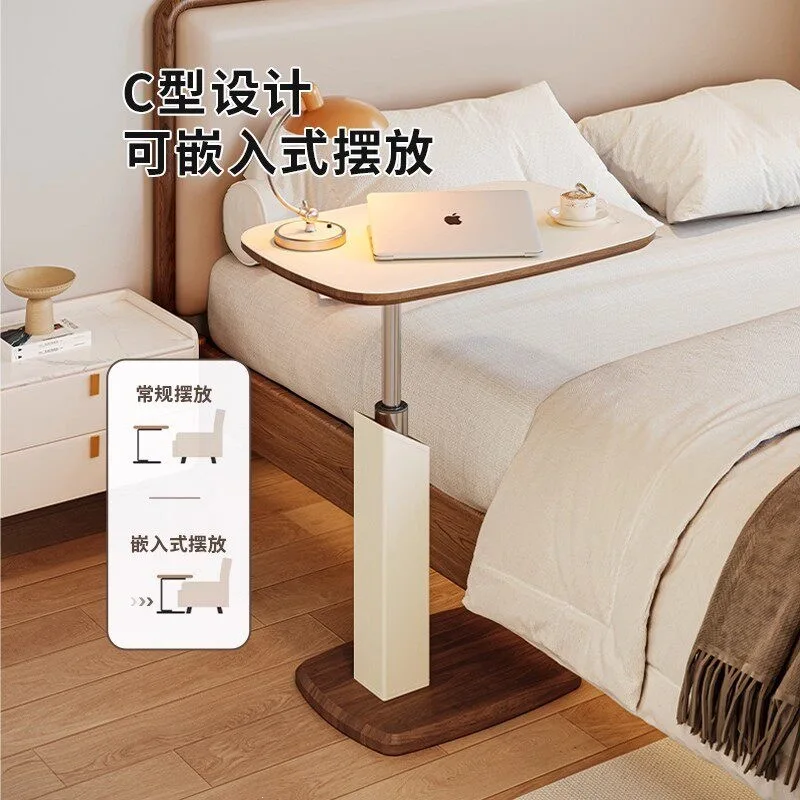 Vintage style adjustable adjustable sofa side table