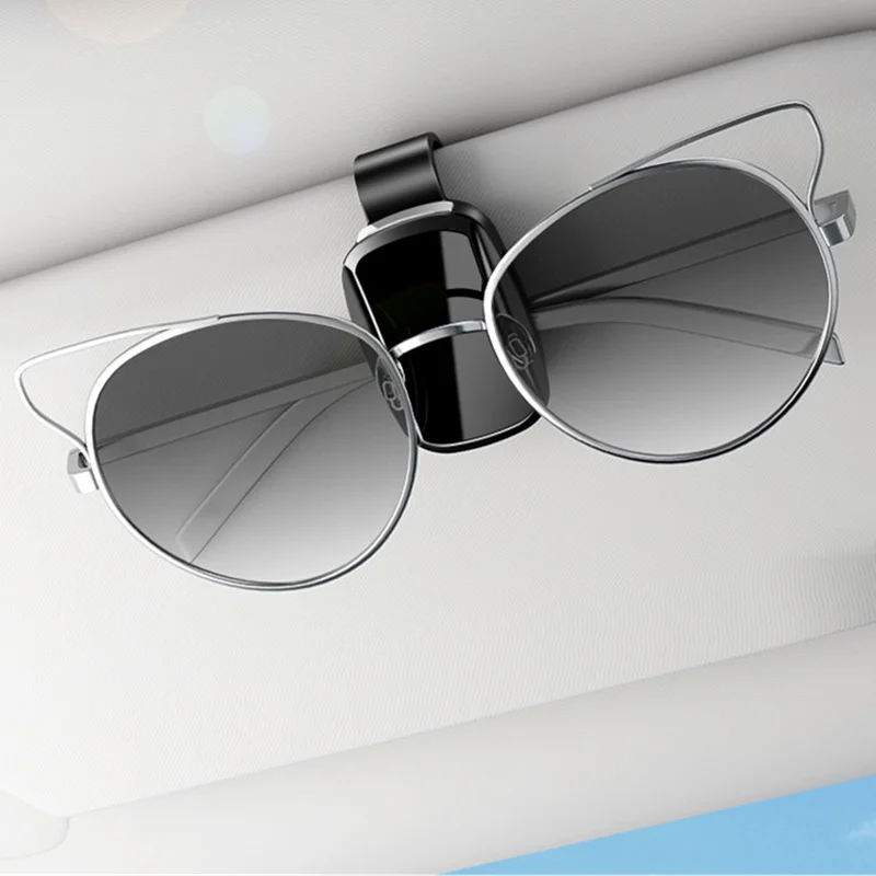 Car Sunshades Glasses Case Sunglasses Holder Glasses Clip For Audi A1 A2 A3 A4 A5 A6 A7 A8 Q1 Q2 Q3 Q4 Q5 Q6 Q7 Q8 TT S5 B8 S1 - view 4