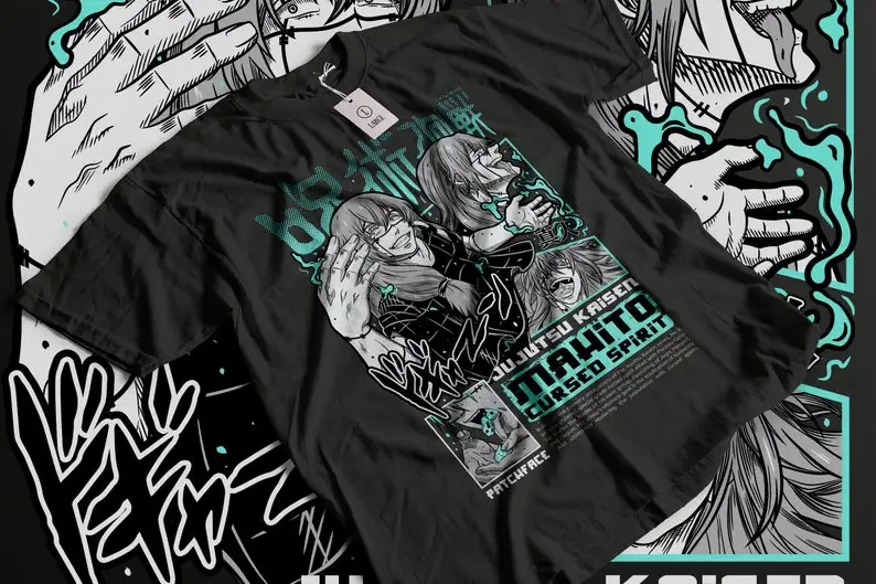 

Anime retro T-shirt, 100% cotton, all sizes for men and women Comic lovers