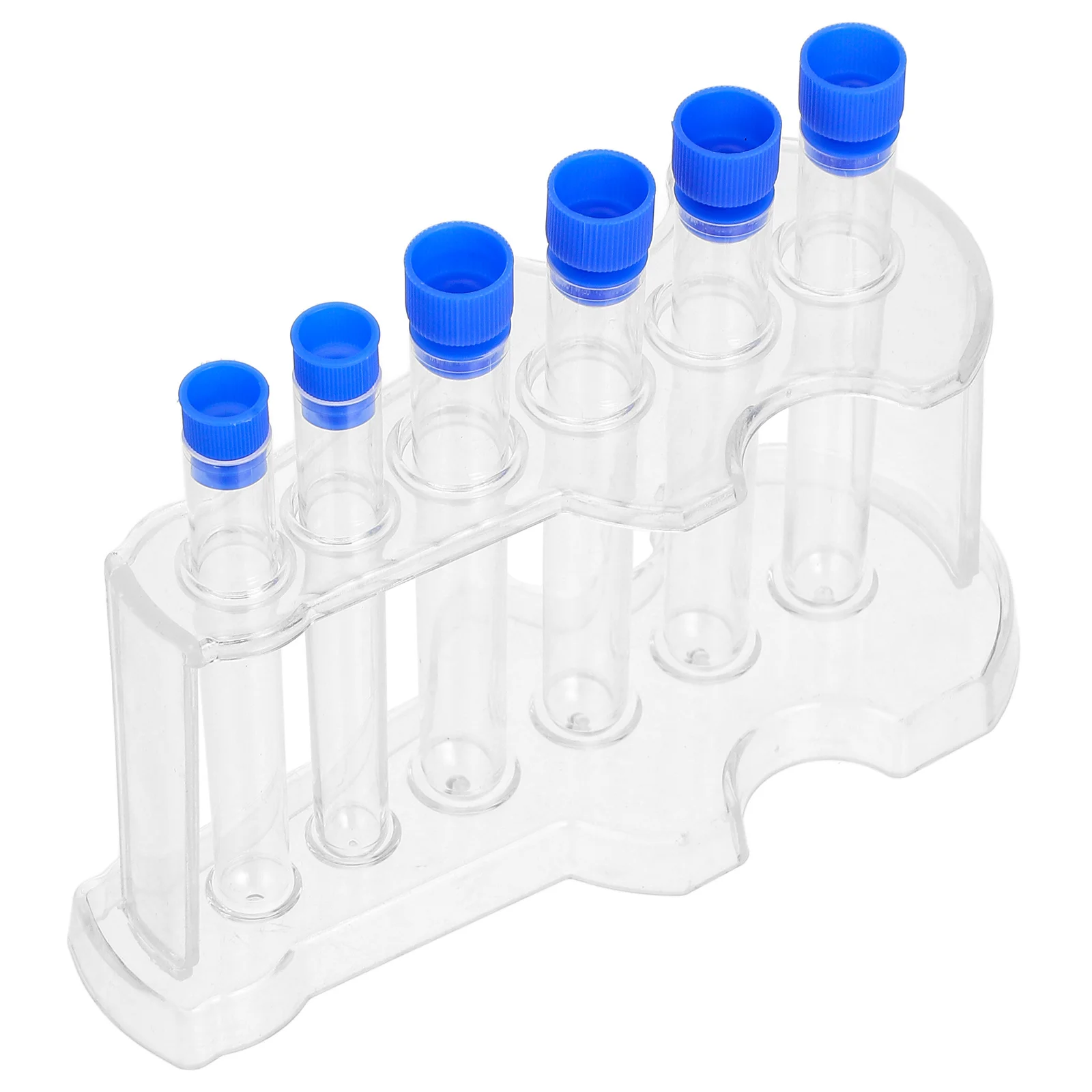 

Test Tube Combination 6 Sample Tube Racks Holes Clear Plastic Lab Tubes Scientific Accessories Sample Holder Rack