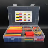 328PCS Polyolefin Insulation Heat Shrink Tubing Tube Sleeve Wrap Wire Assortment Shrinkable Tube Wrap Wire Cable Sleeves Set Hot