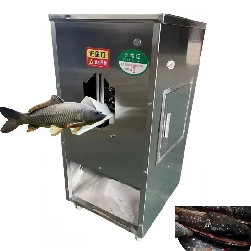 Automatic Fish Processing Equipment Fish Scale Remover Killing Scraping Descaling Gutting Machine