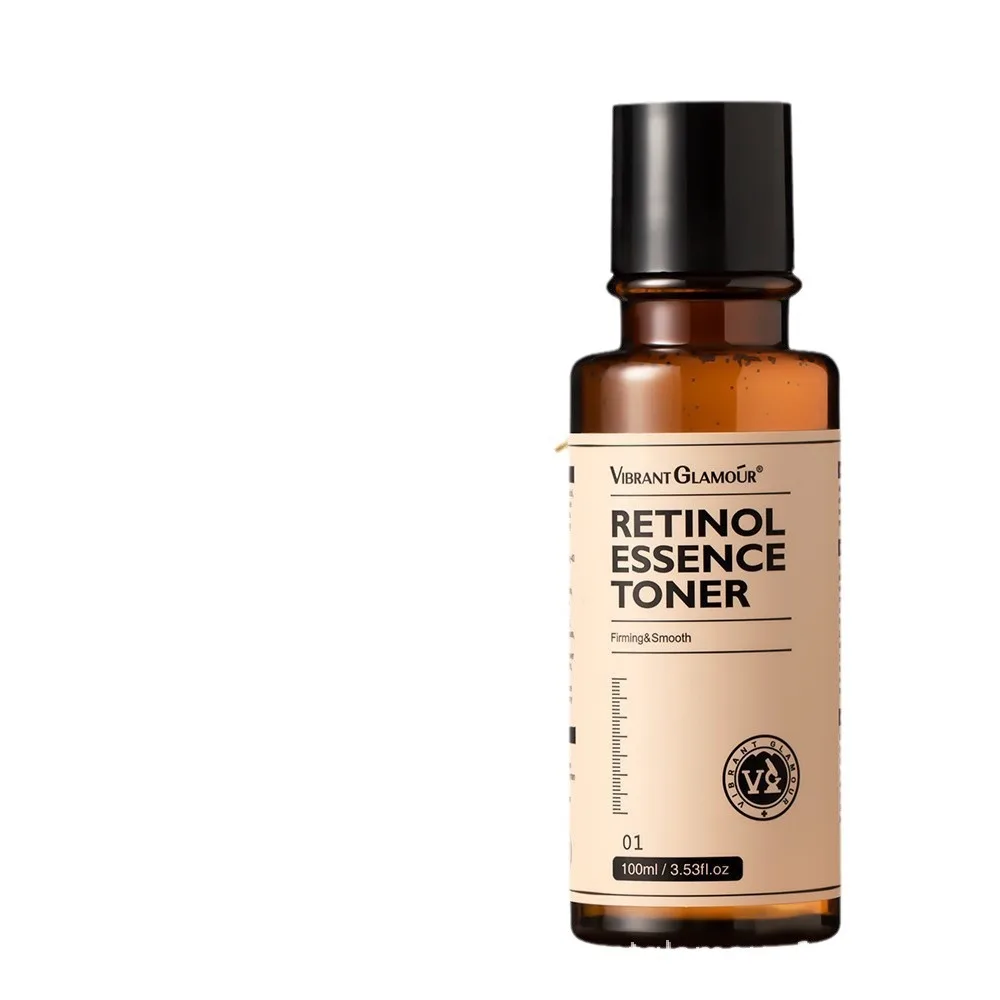 VIBRANT GLAMOUR Retinol Face Toner 100ml， Dual Action Anti Aging Pore Minimizing Lotion for Firming Skin， Hydrating Alcohol Free