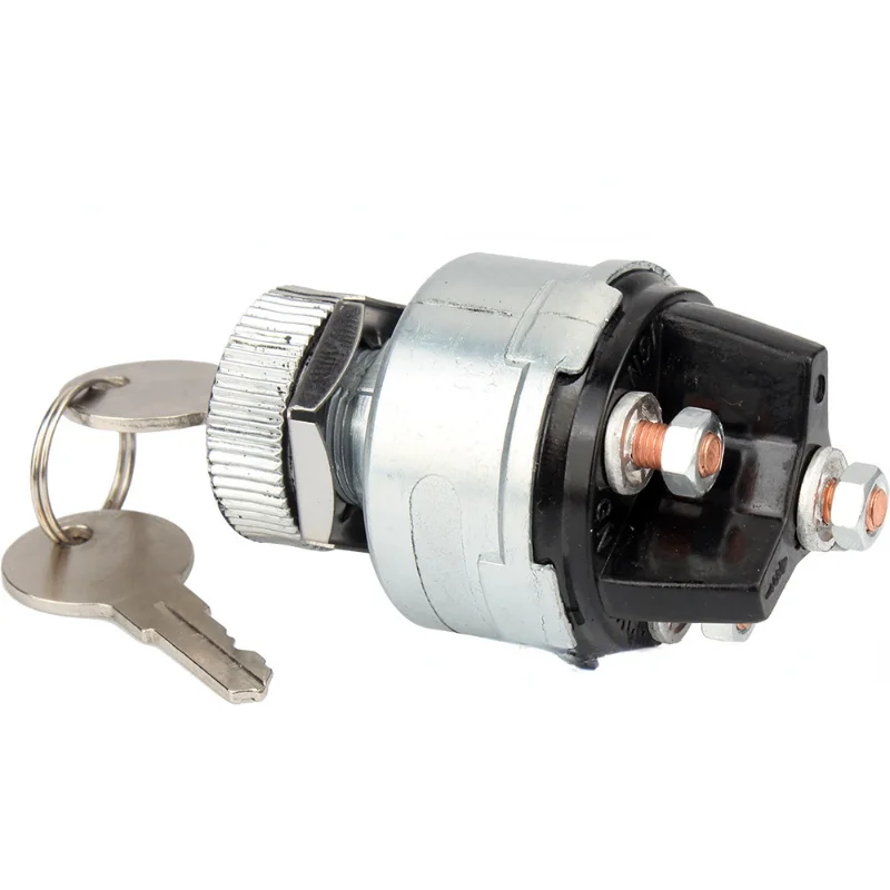 1pc Zündung Starter Schalter Schloss Mit 2 Schlüssel Drehschalter Universal Für Auto Traktor Anhänger Landwirtschaftliche Anlage Fahrzeuge