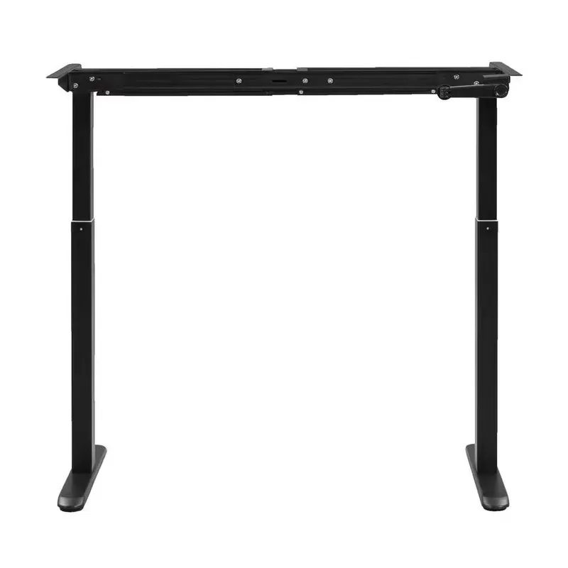 Manual Crank Height Adjustable Standing Desk 725-1155mm Sit Stand Workstation