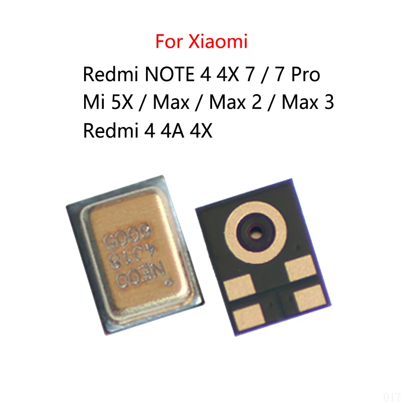 

50PCS/Lot For Xiaomi Redmi NOTE 7 Pro / Redmi NOTE 4 4X / Mi Max 2 3 5X Mic / Redmi 4 4A 4X Speaker Inner Microphone Transmitter