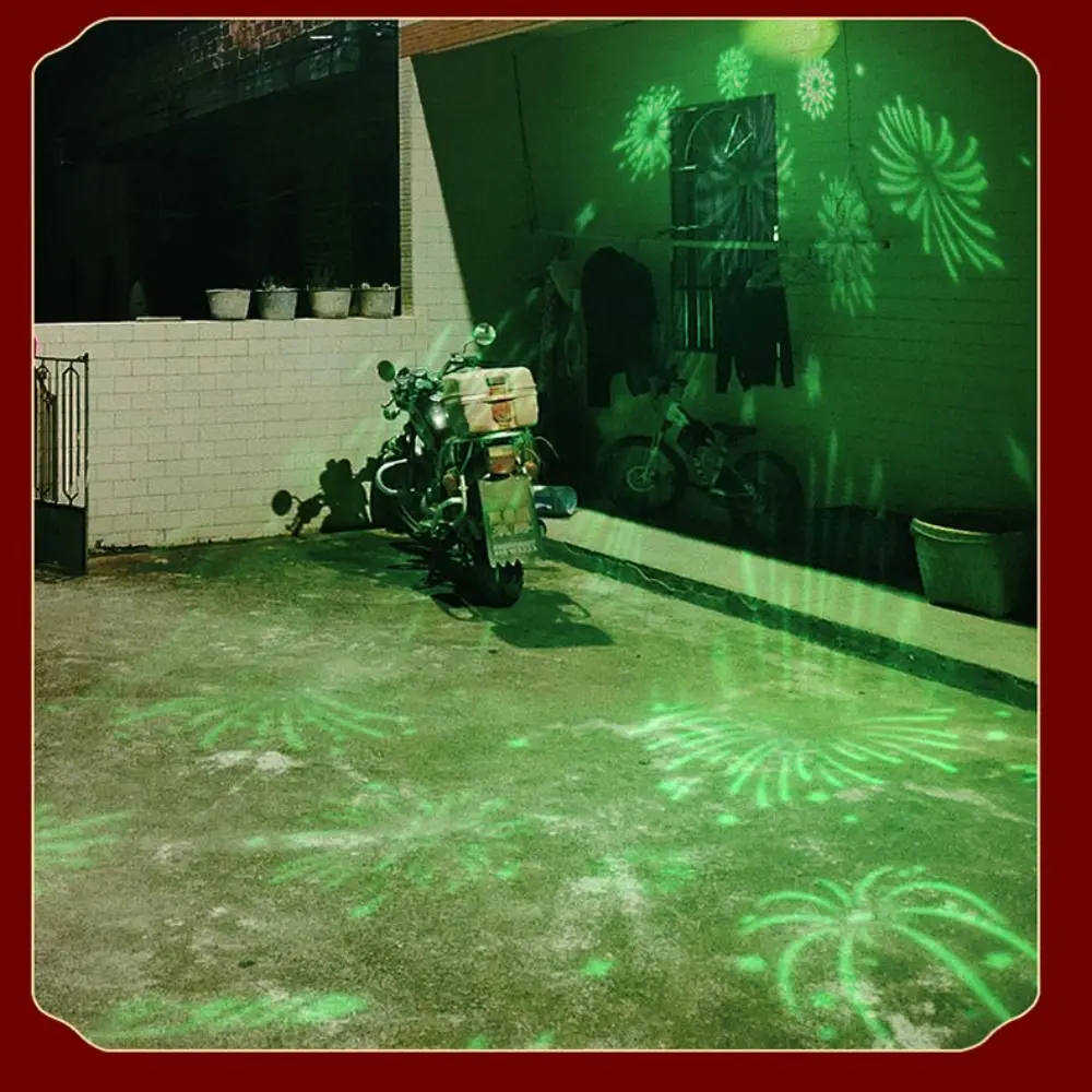 Good Luck New Year Colorful Light Bulb Blessing Color Change Fesitival Projection Bulb Happiness Wealth Party LED Night Light