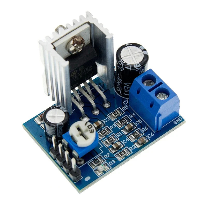 Fonte de alimentação do módulo TDA2030 Módulo de placa amplificadora de áudio TDA2030A 6-12V único