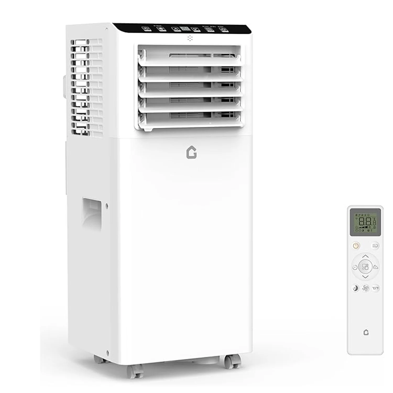 

Портативный кондиционер 3-в-1 мощностью 8000 BTU, тихий, охлаждает площадь 350 кв. футов, с автоматическим режимом сна, функцией осушения, таймером и пультом дистанционного управления