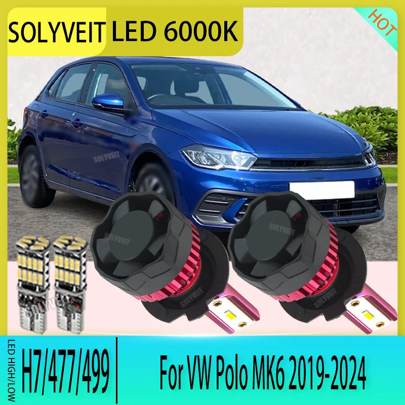 

Experience 15，000LM of extreme brightness from our powerful 150W H7 LED bulbs For VW Polo MK6 2019 2020 2021 2022 2023 2024