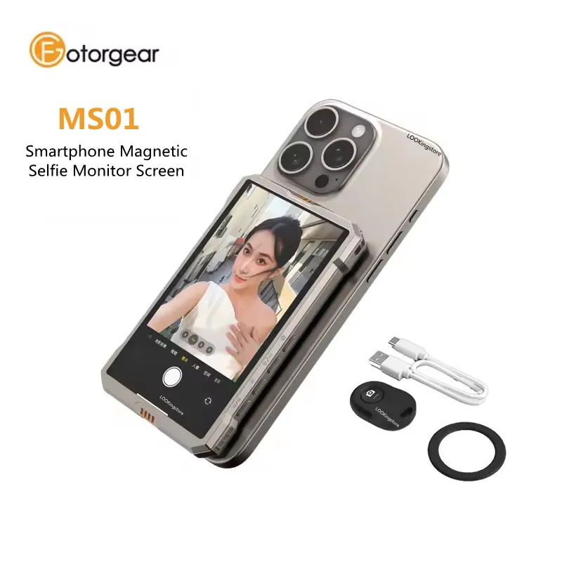 schermo-monitor-fotorgear-ms01-per-iphone-android-smartphone-fotocamera-posteriore-schermo-monitor-selfie-magnetico-wireless-vs-ph01