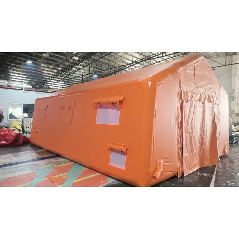 Quick Setup Fast Inflatable Emergency Tent for Disaster Relief Field First Aid Medical Rescue Outdoor Use