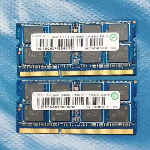 RAMAXEL RAMS DDR3 8GB 1600MHz Laptop memory ddr3 8GB 2RX8 PC3L-12800S-11 SODIMM Notebook memoria 1.35v