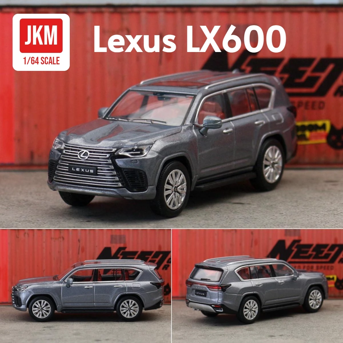 1:64 Lexus LX600 Sport Miniature Model JKM 1/64 Premium SUV Toy