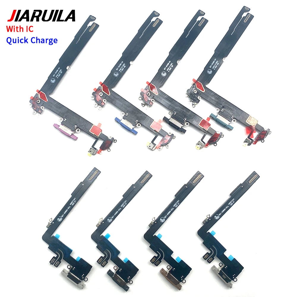 

20 шт., для iPhone 16, 16 Plus, 16 Pro Max, основной док-коннектор, гибкий кабель Micro USB для зарядки, порт зарядки, плата микрофона